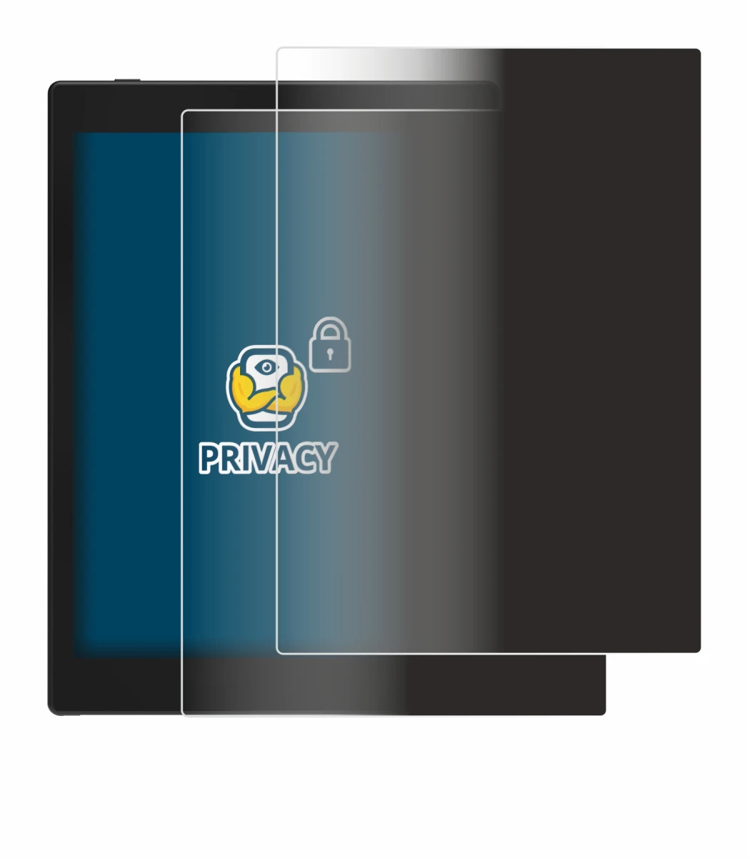 Image de l'appareil Boox Tab Mini C avec une grande variété de protections d'écran.