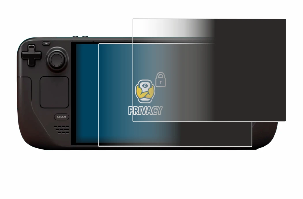 Image de l'appareil Valve Steam Deck OLED avec une grande variété de protections d'écran.