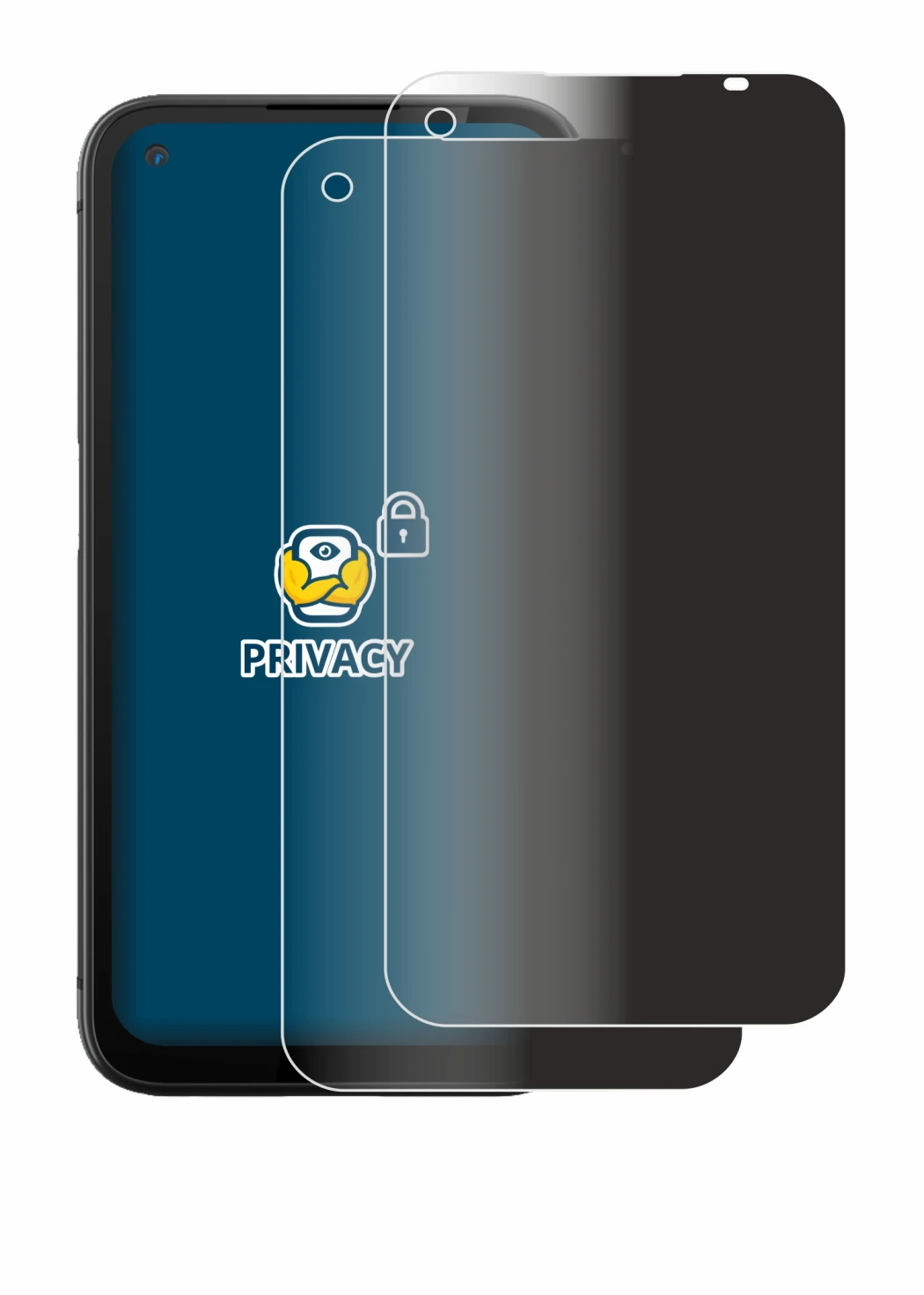 Image de l'appareil Gigaset GX6 Pro avec une grande variété de protections d'écran.