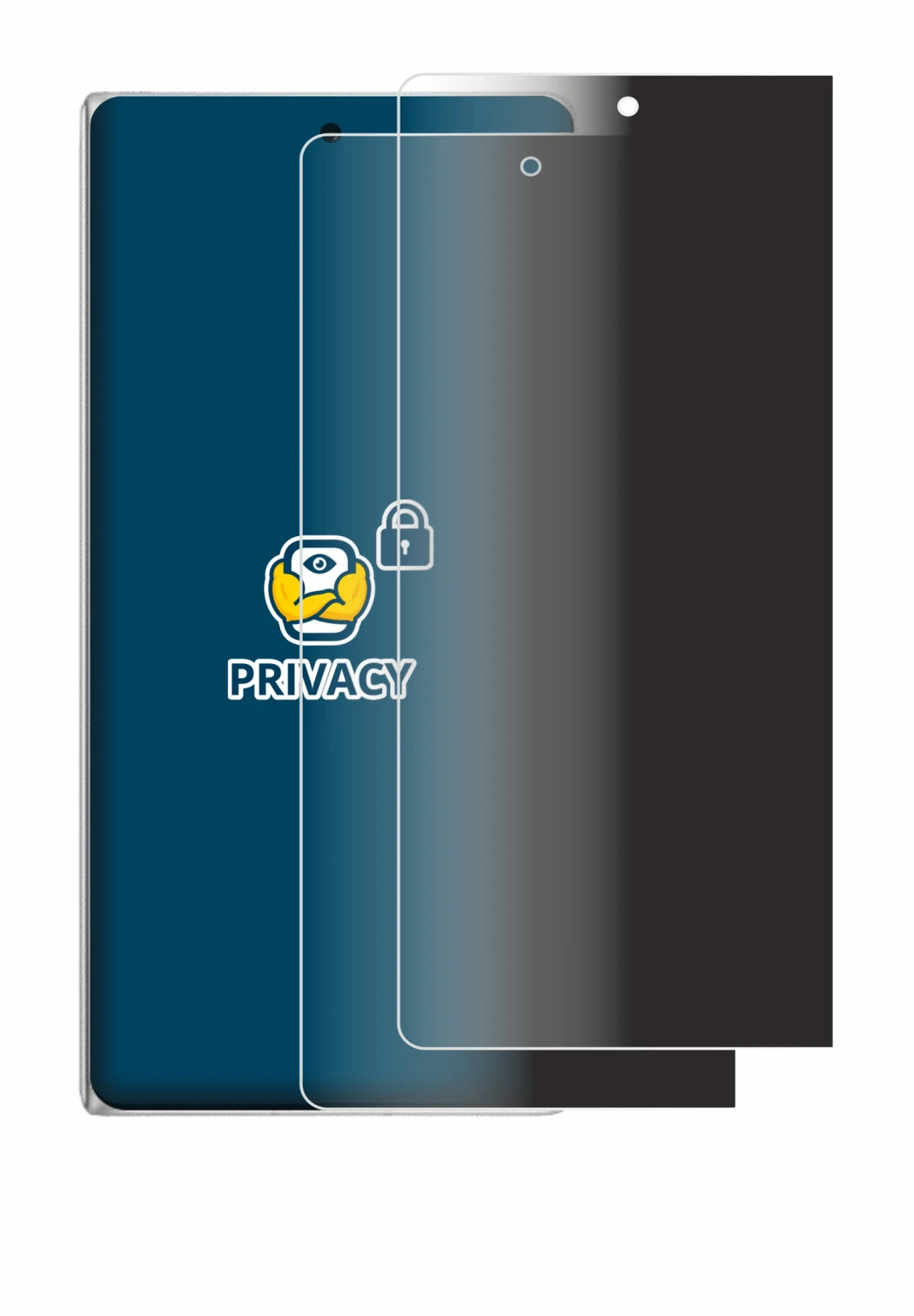 Image de l'appareil Vivo X Fold3 avec une grande variété de protections d'écran.