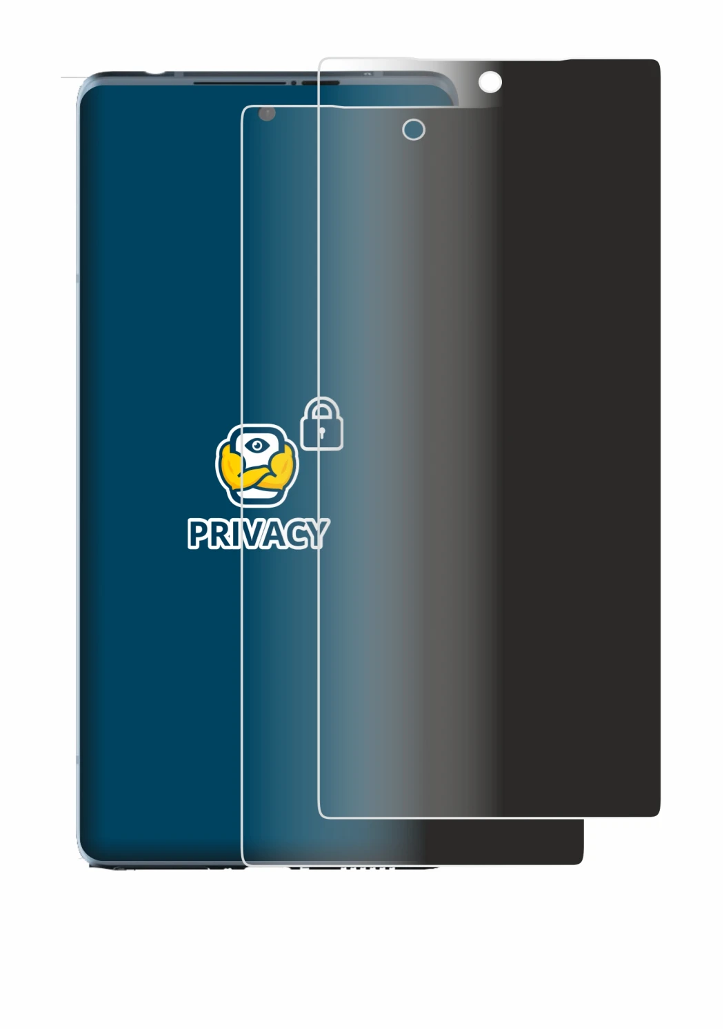 Image de l'appareil HTC U24 Pro avec une grande variété de protections d'écran.