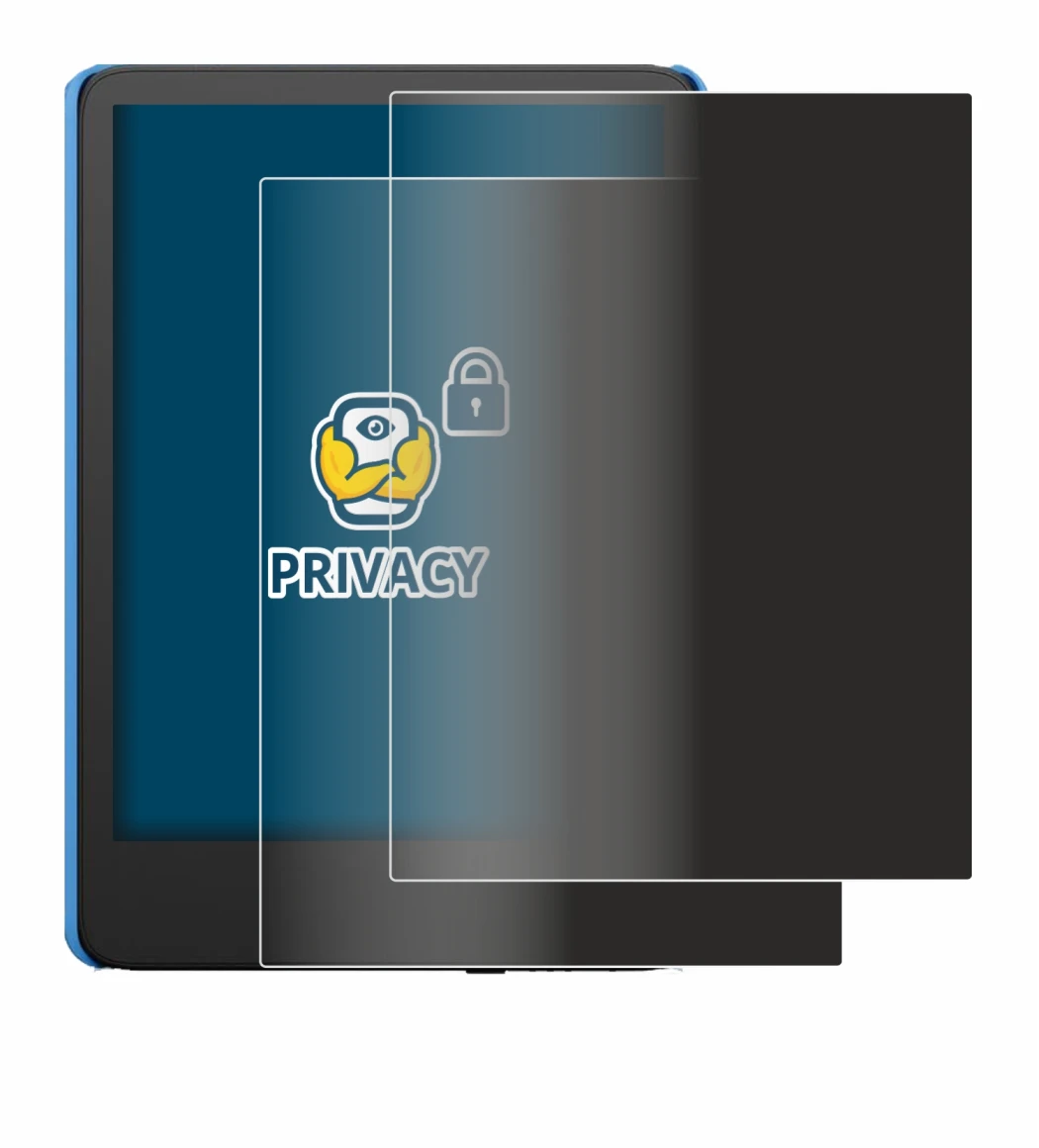 Image de l'appareil Amazon Kindle Kids (2024) avec une grande variété de protections d'écran.