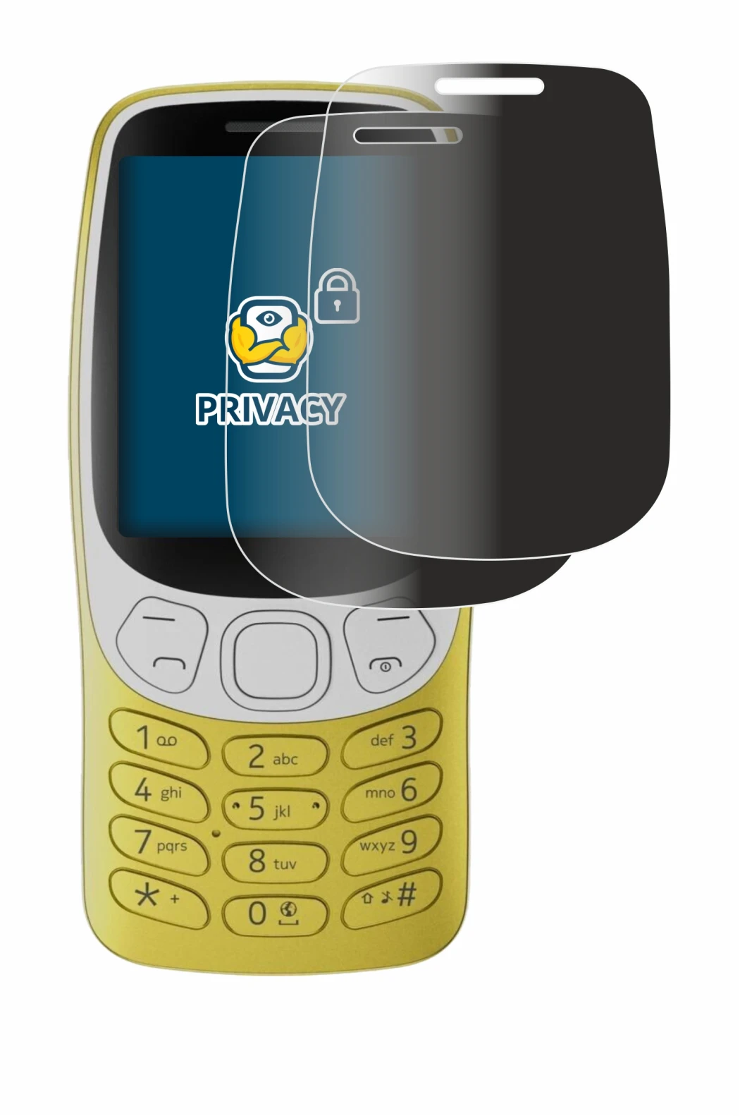 Image de l'appareil Nokia 3210 avec une grande variété de protections d'écran.