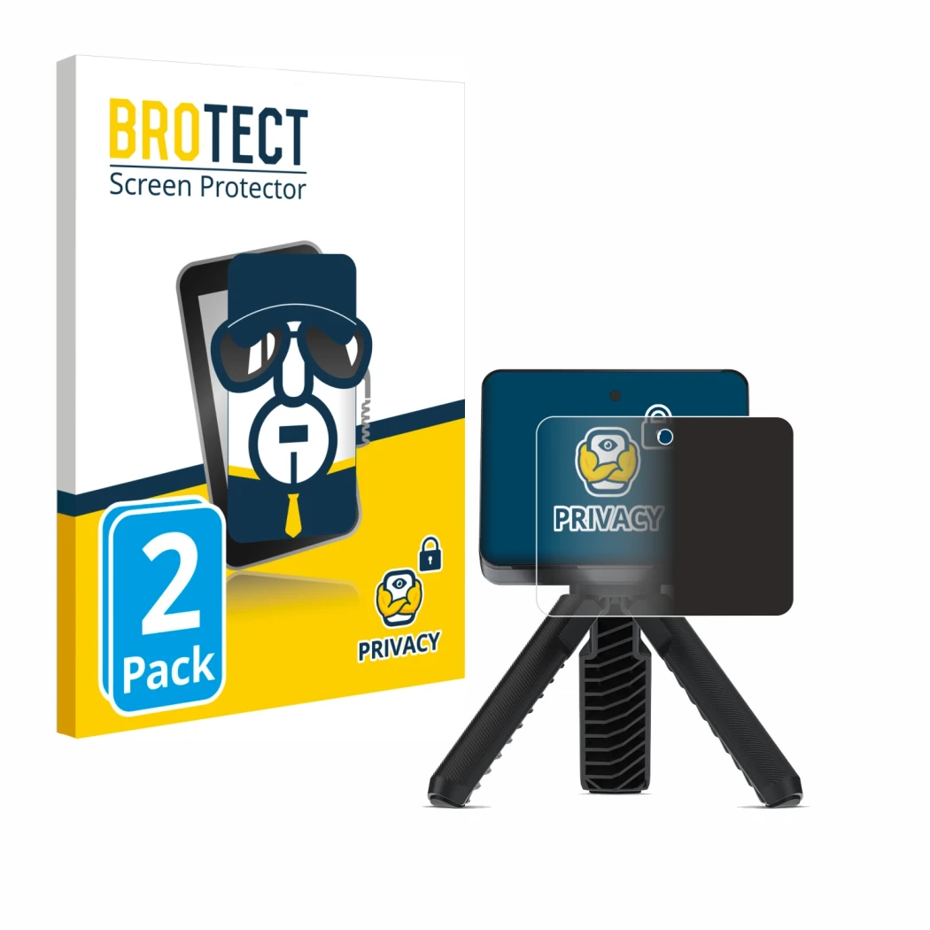 Face avant d’un emballage produit avec le logo de la marque BROTECT. À côté, l’appareil Garmin Approach R10 est représenté ave