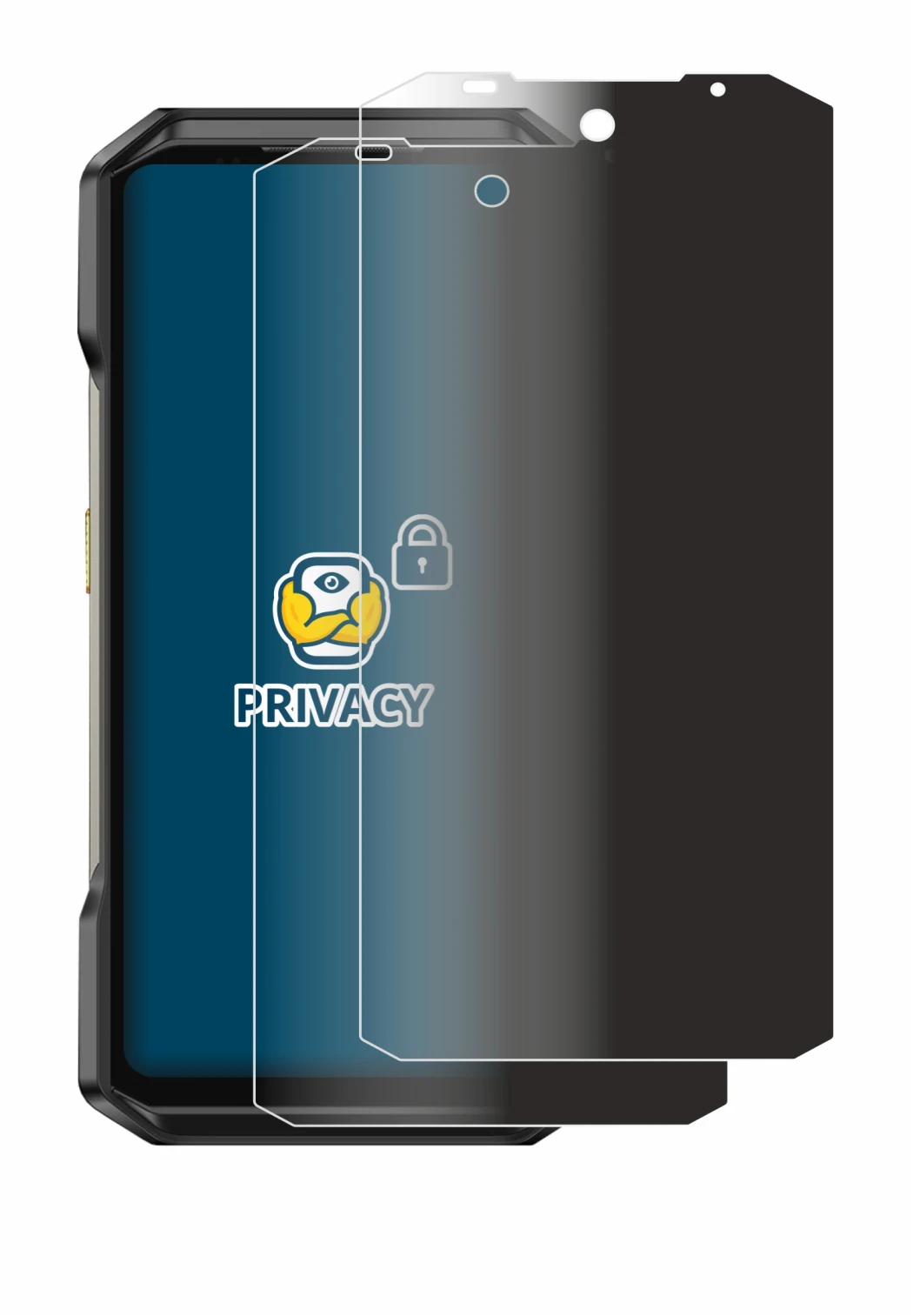 Image de l'appareil Ulefone Armor 27 avec une grande variété de protections d'écran.