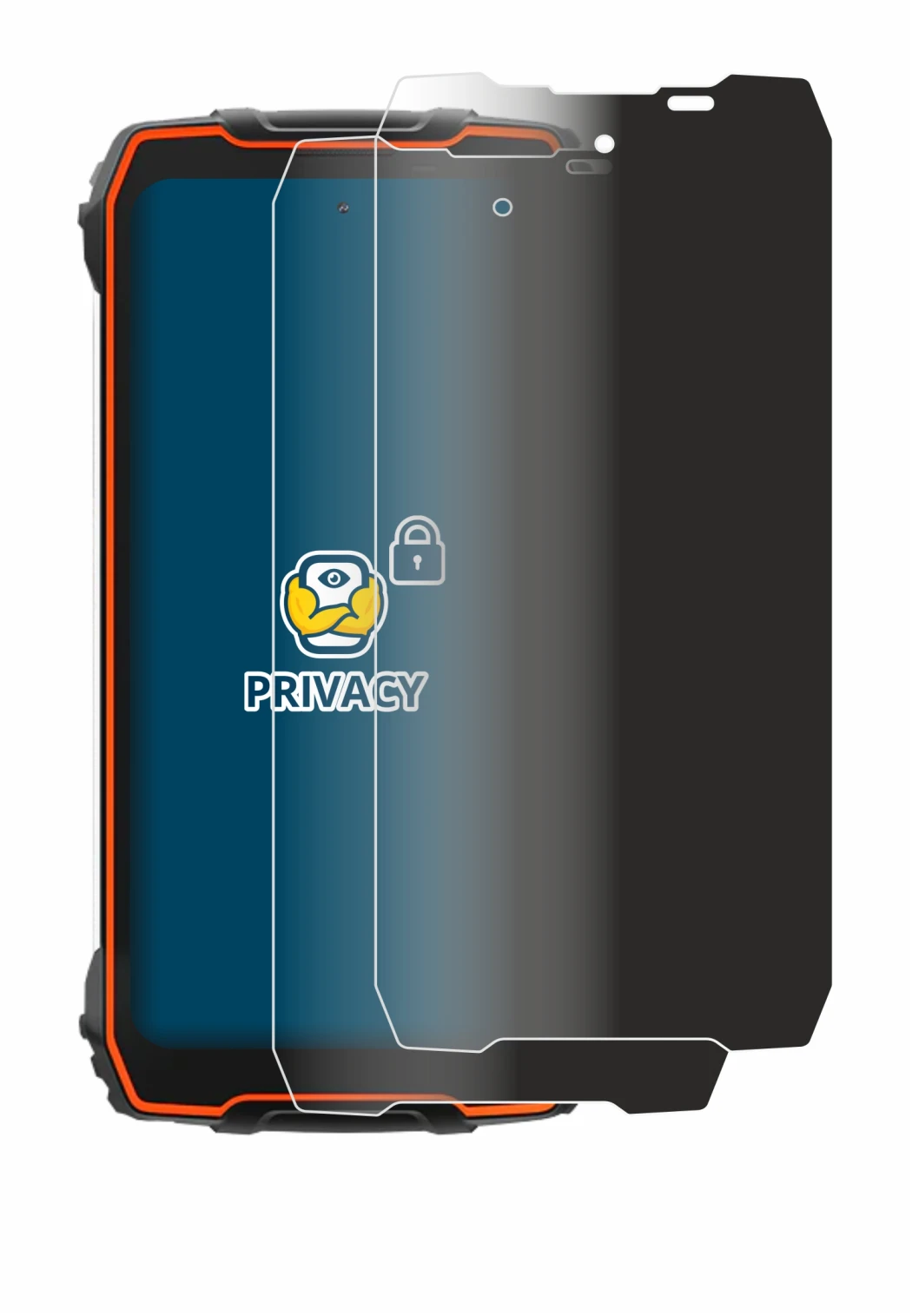 Image de l'appareil Blackview Oscal Pilot 1 avec une grande variété de protections d'écran.