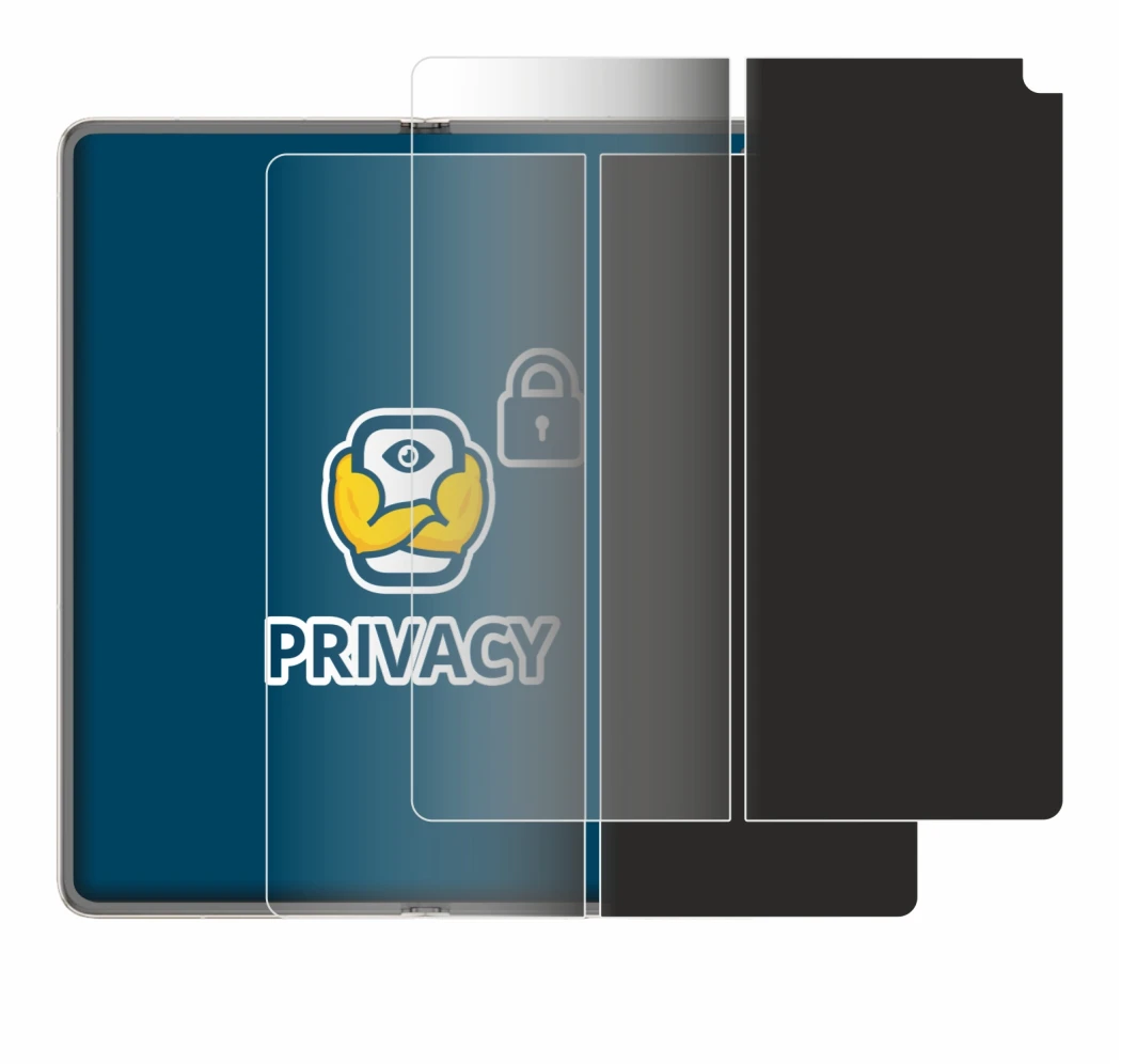 Image de l'appareil Huawei Mate X6 (Affichage interne) avec une grande variété de protections d'écran.