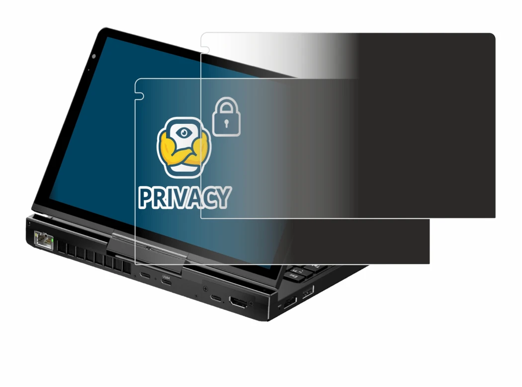 Image de l'appareil GPD Pocket 4 avec une grande variété de protections d'écran.