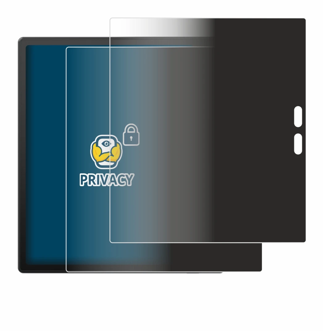 Image de l'appareil Boox Go 7 avec une grande variété de protections d'écran.