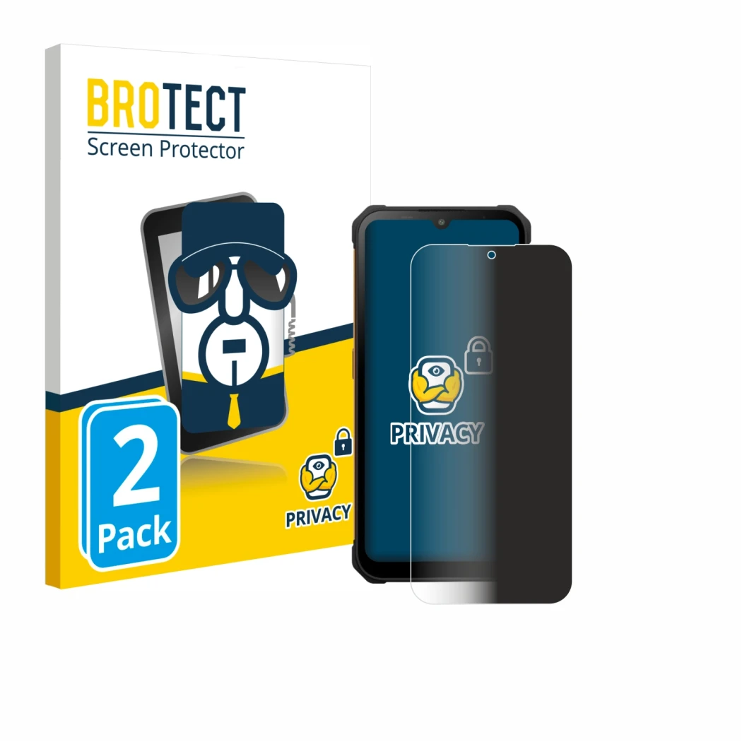 Face avant d’un emballage produit avec le logo de la marque BROTECT. À côté, l’appareil Hammer Iron Va est représenté avec la 