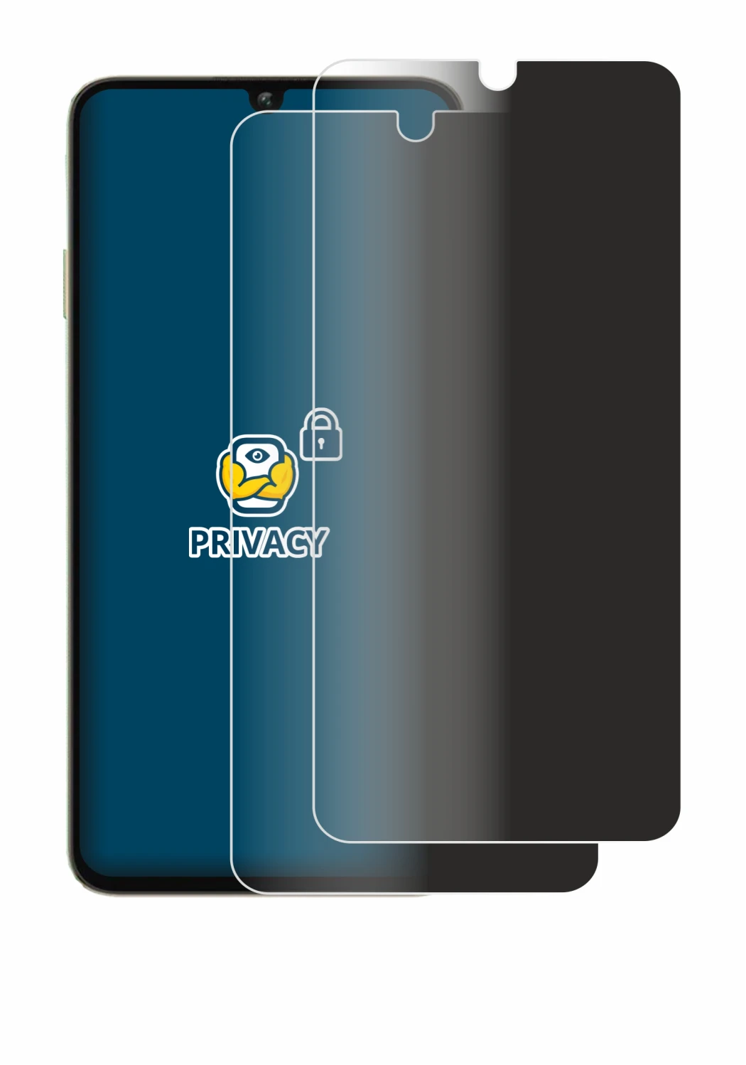 Image de l'appareil Oukitel C59 Pro avec une grande variété de protections d'écran.