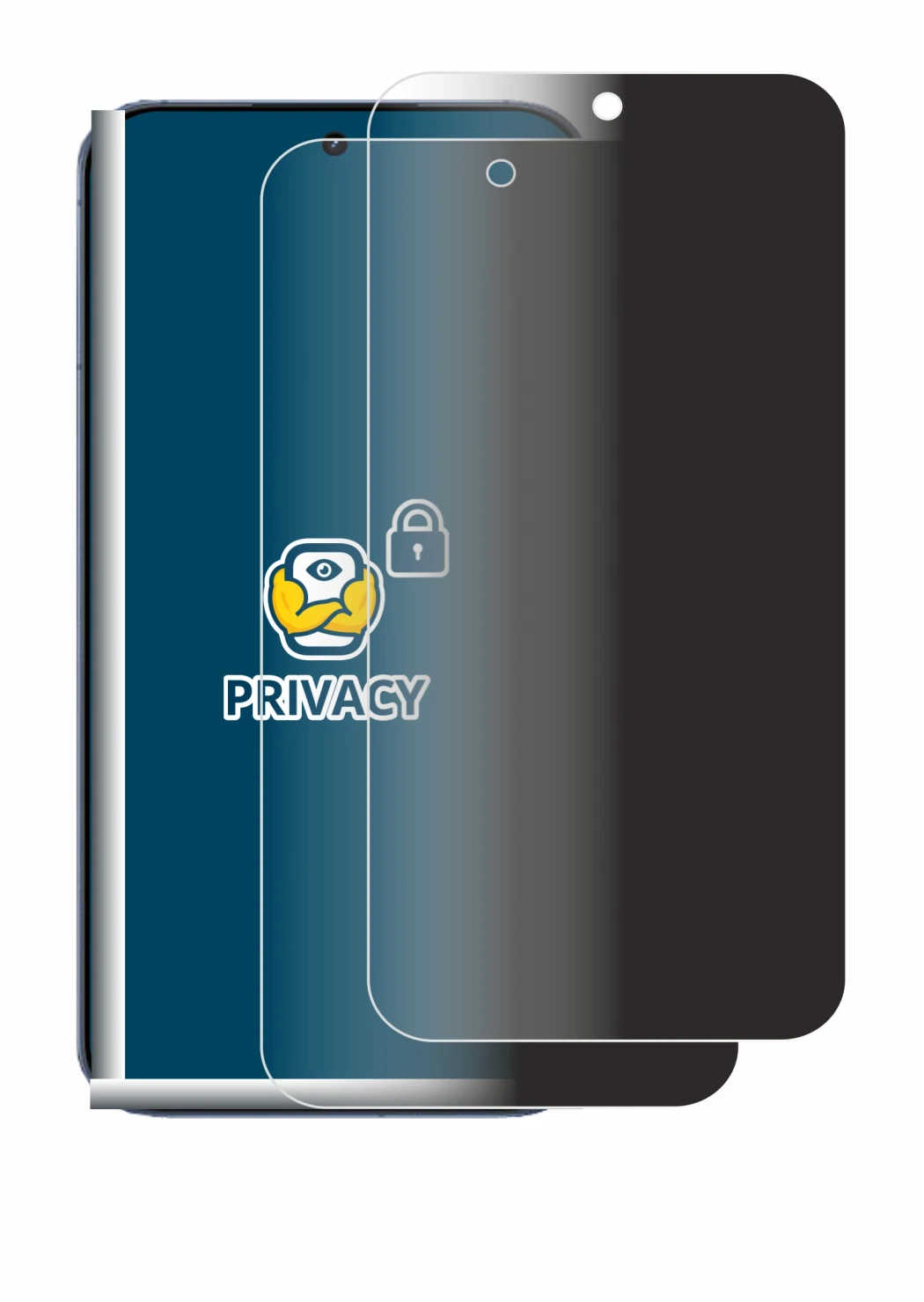 Image de l'appareil realme GT 8 Pro avec une grande variété de protections d'écran.