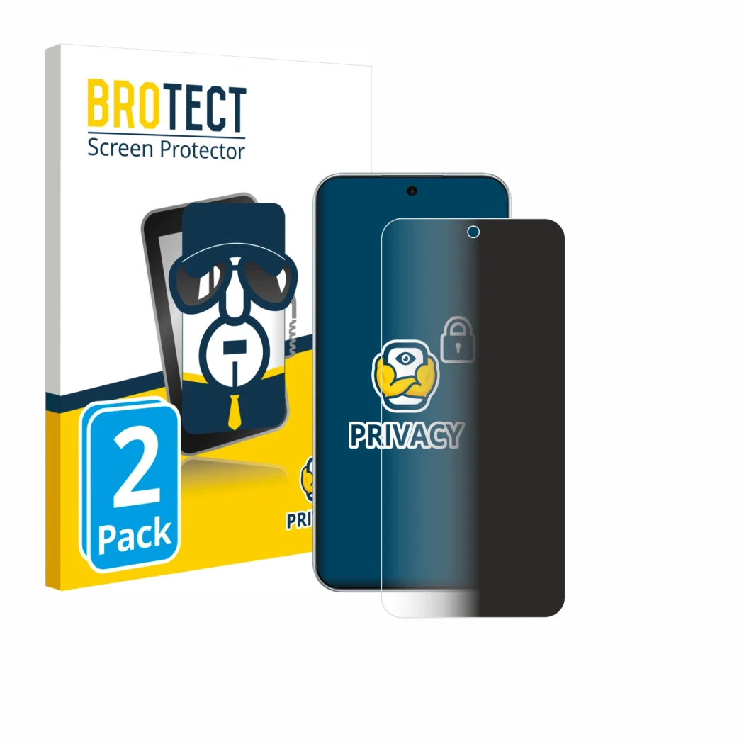 Face avant d’un emballage produit avec le logo de la marque BROTECT. À côté, l’appareil Oppo A6 Pro 4G est représenté avec la 