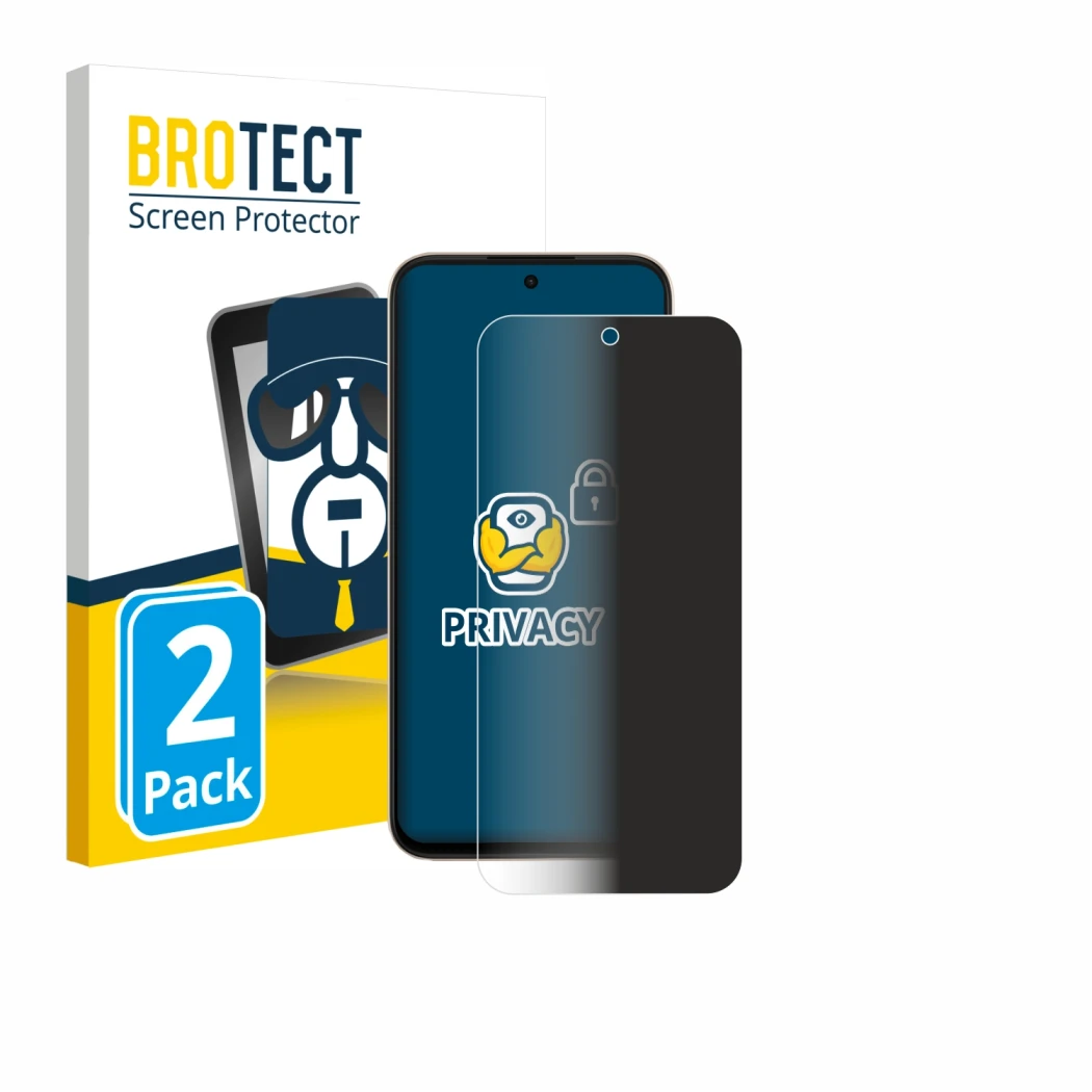 Face avant d’un emballage produit avec le logo de la marque BROTECT. À côté, l’appareil Oppo A6 est représenté avec la protect