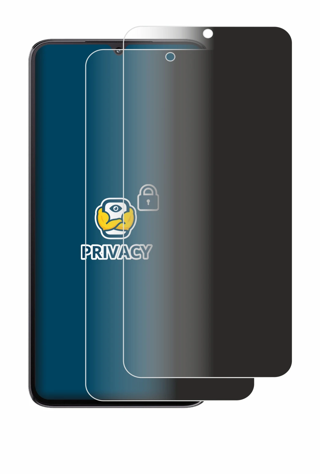 Image de l'appareil Cubot A40 avec une grande variété de protections d'écran.