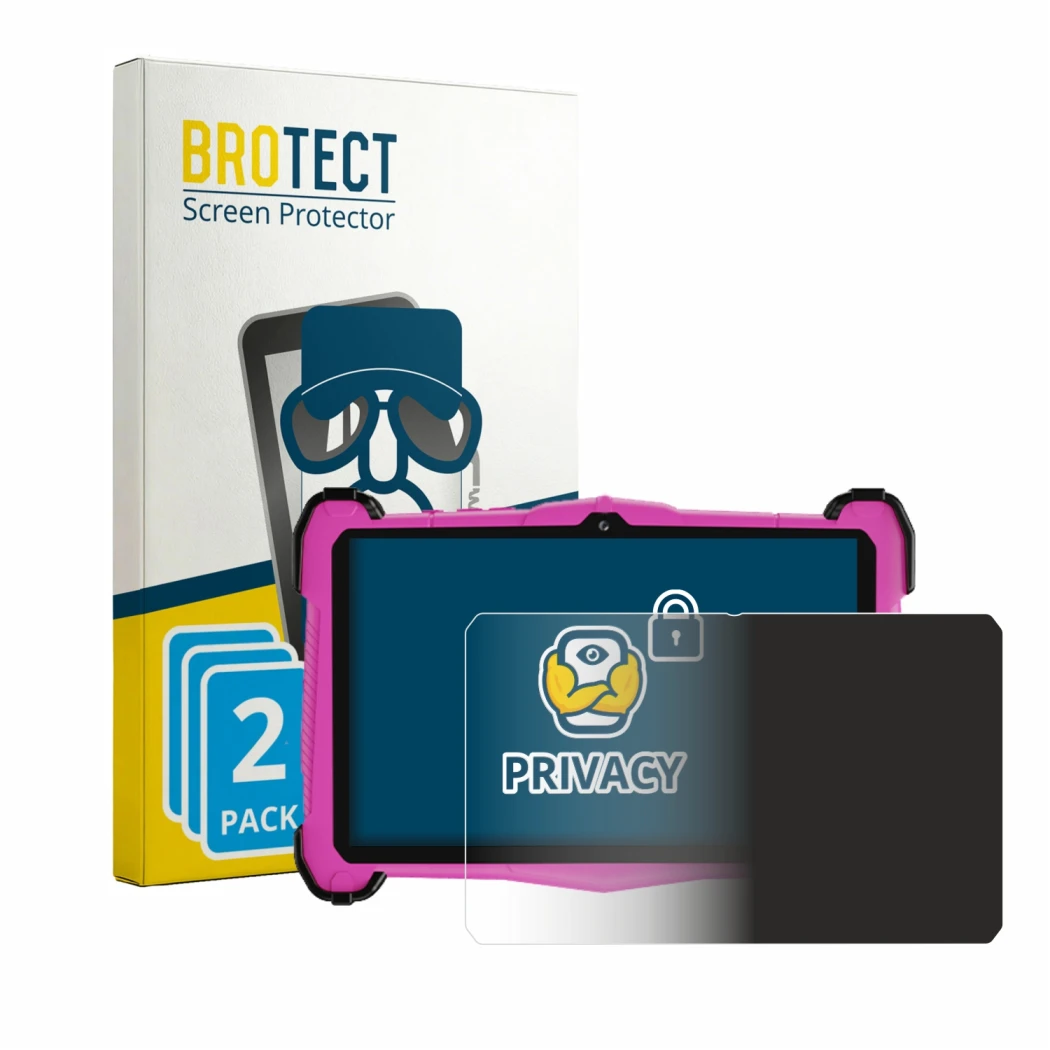 Face avant d’un emballage produit avec le logo de la marque BROTECT. À côté, l’appareil EagleSoar E_764_EEA-P est représenté a