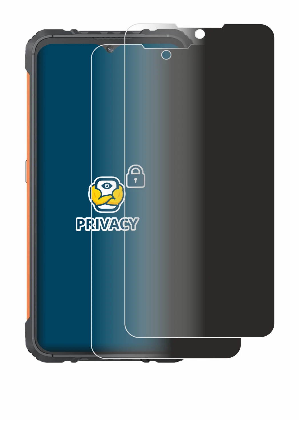 Image de l'appareil Cubot KingKong Ace 5 avec une grande variété de protections d'écran.