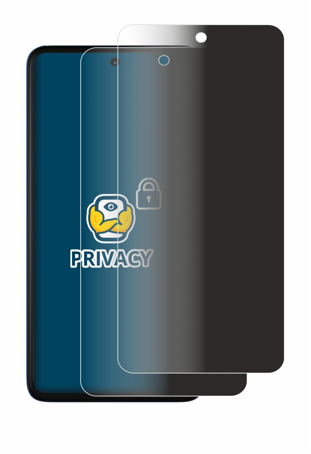 Image de l'appareil Motorola Moto G57 avec une grande variété de protections d'écran.