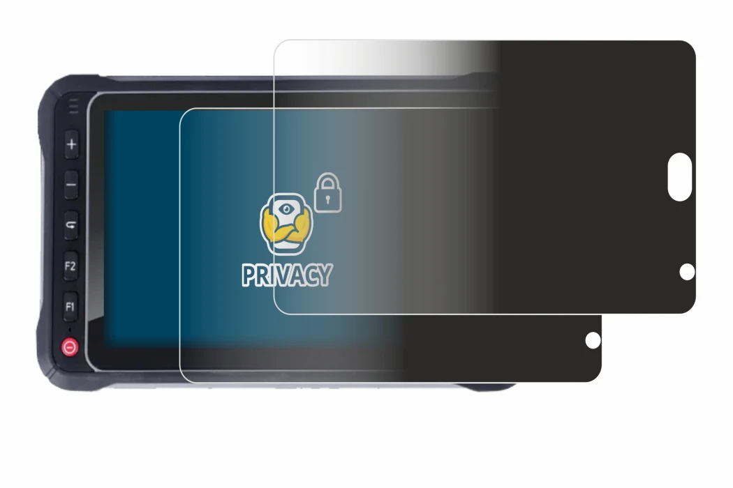Image de l'appareil Hugerock X72 avec une grande variété de protections d'écran.