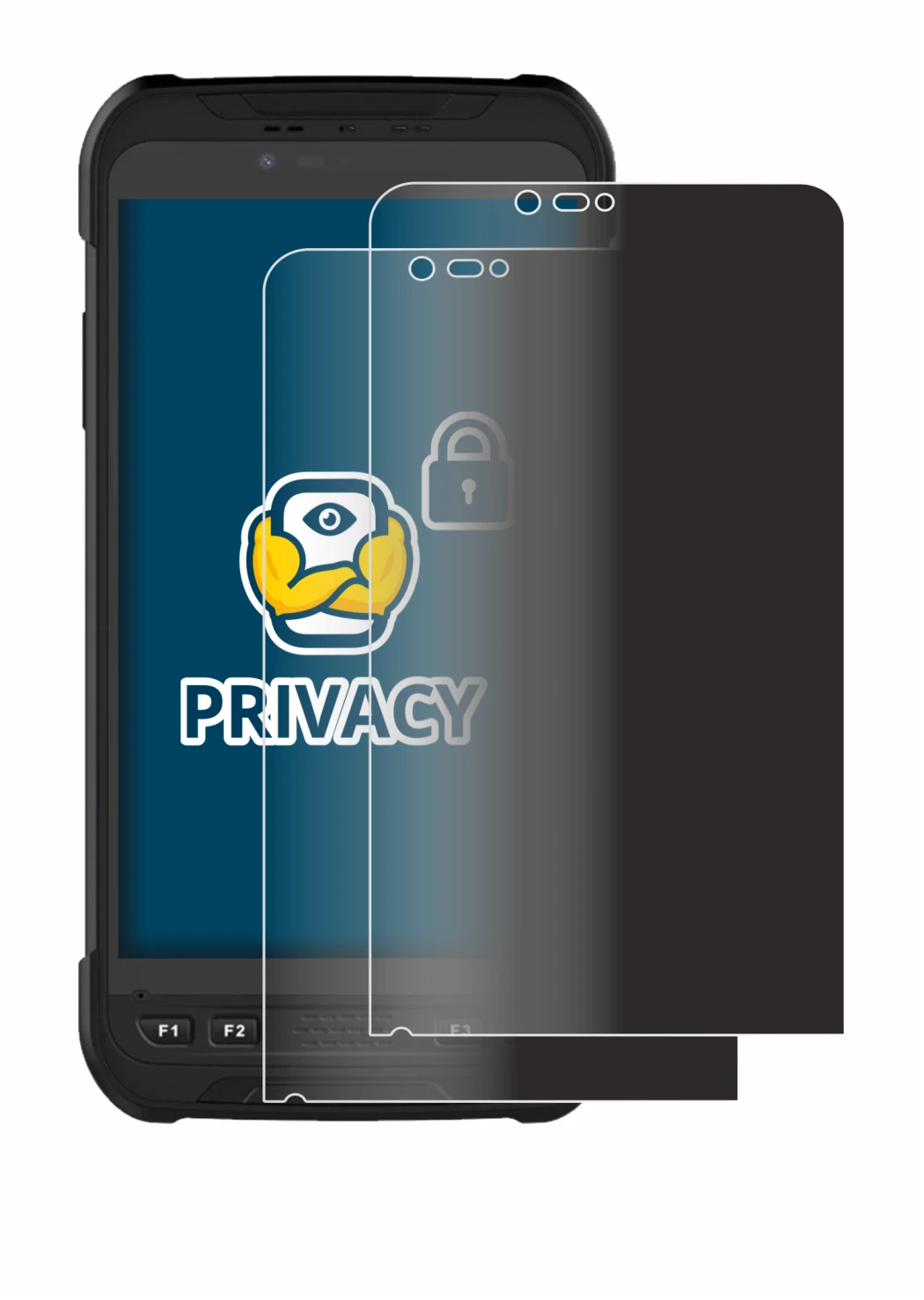 Image de l'appareil Stonex S60 avec une grande variété de protections d'écran.