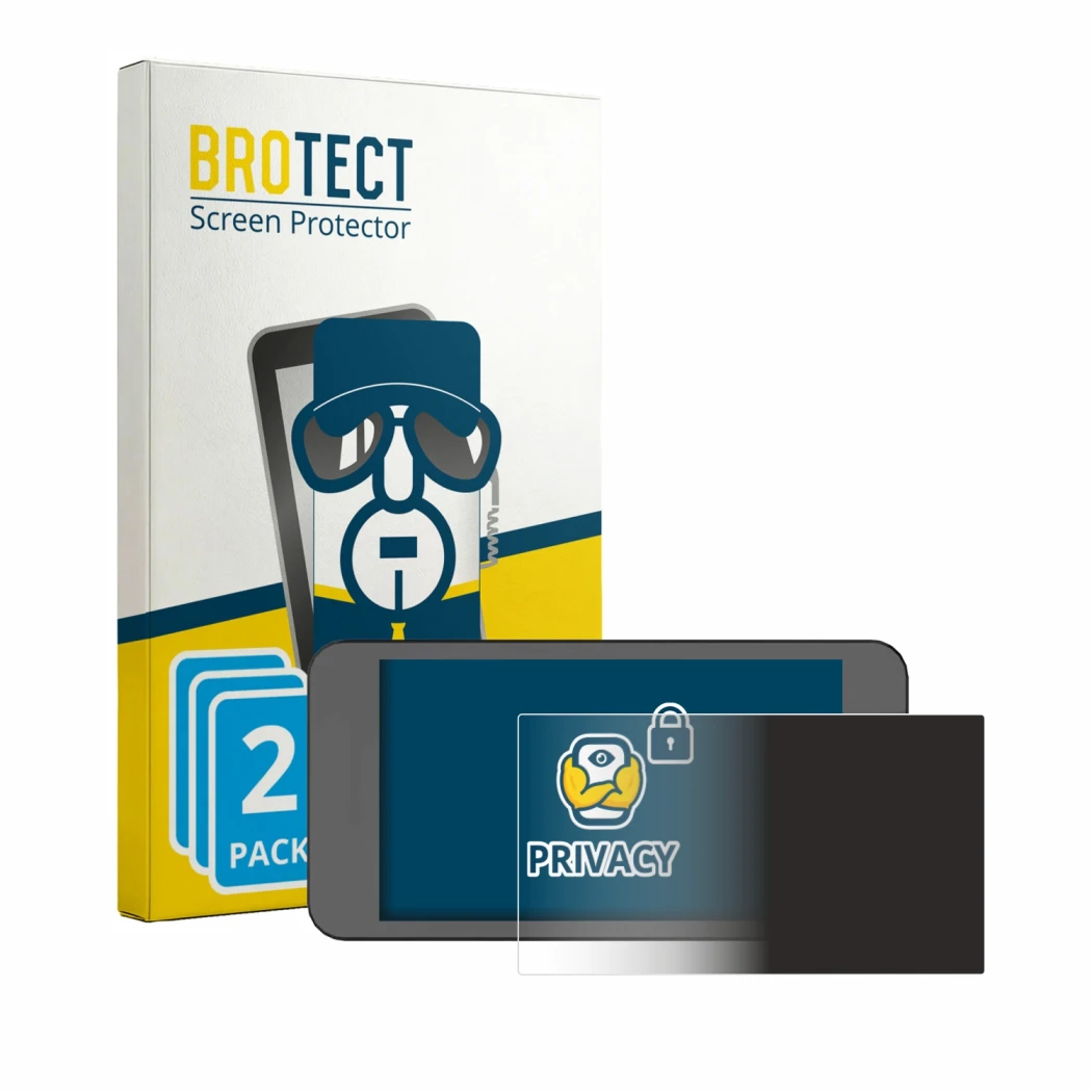 Face avant d’un emballage produit avec le logo de la marque BROTECT. À côté, l’appareil Osee T5 Plus est représenté avec la pr