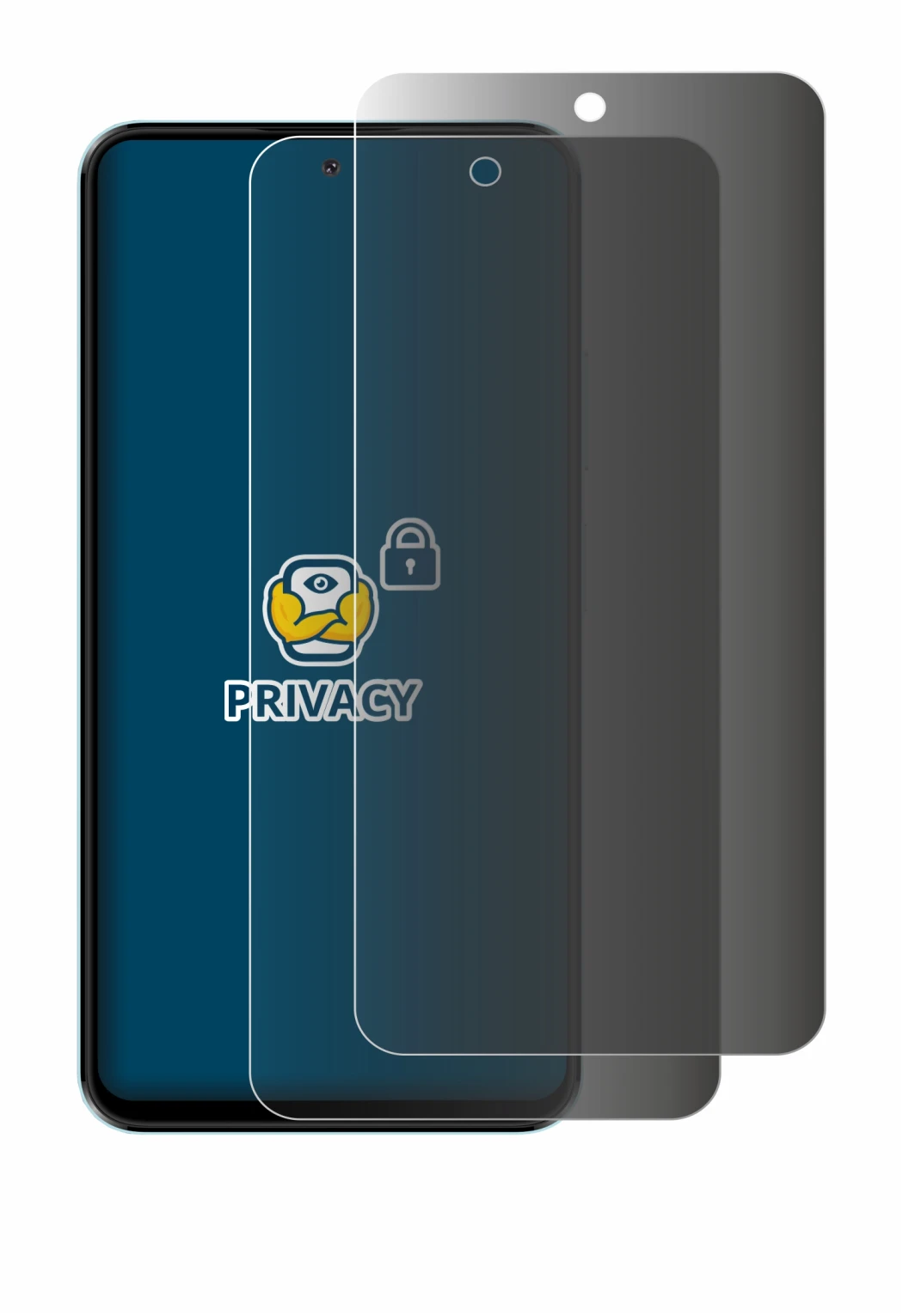 Image de l'appareil HMD Luma avec une grande variété de protections d'écran.