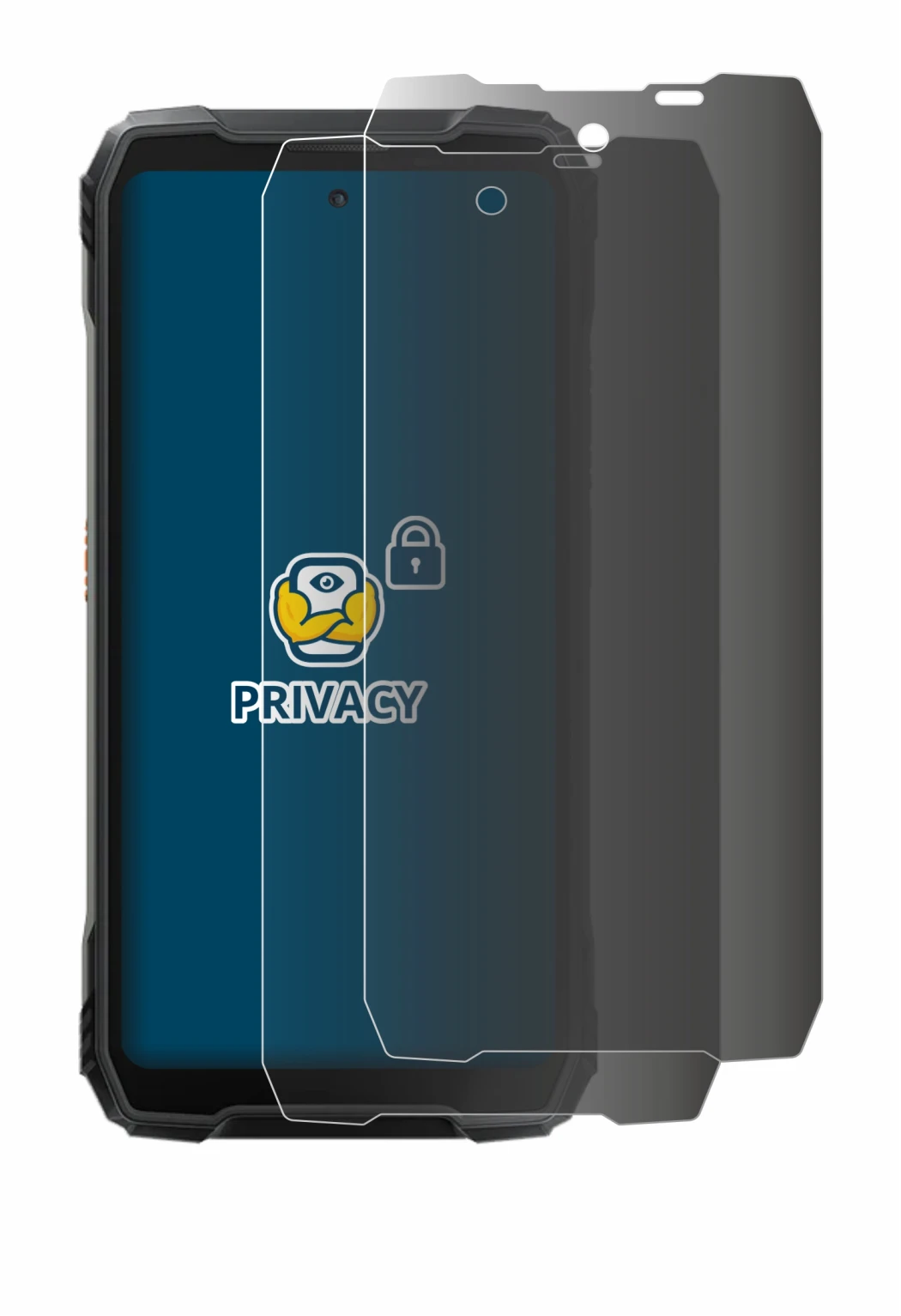 Image de l'appareil Blackview Xplore X1 avec une grande variété de protections d'écran.