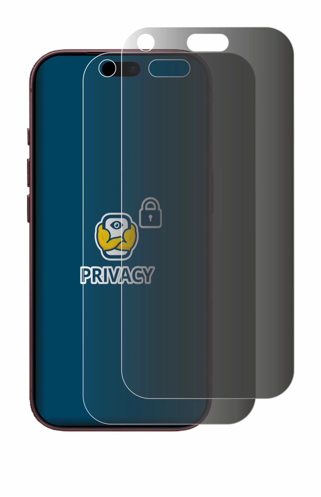 Image de l'appareil Apple iPhone 18 Pro avec une grande variété de protections d'écran.