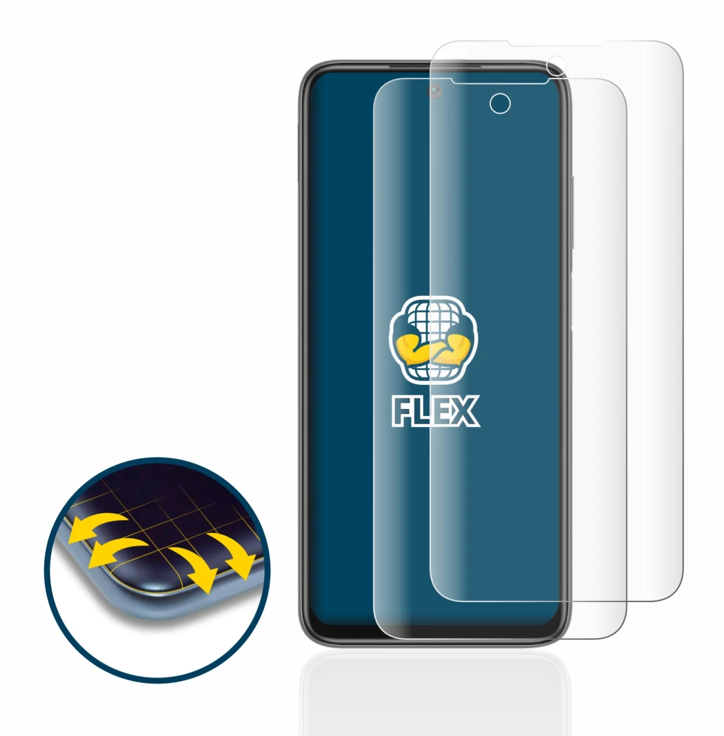 Image de l'appareil Xiaomi Redmi 10 avec une grande variété de protections d'écran.