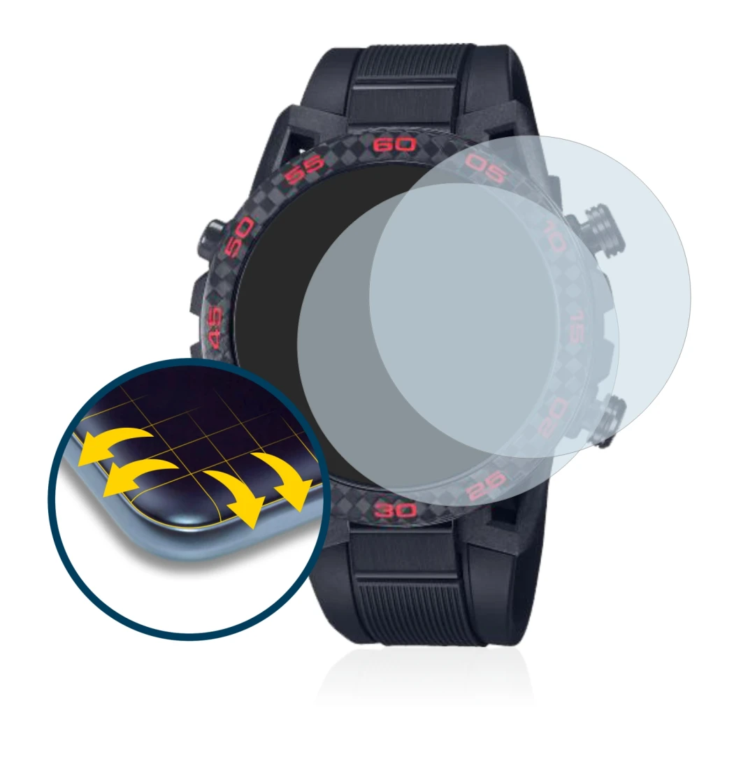 Image de l'appareil Casio Edifice ECB 2000 avec une grande variété de protections d'écran.