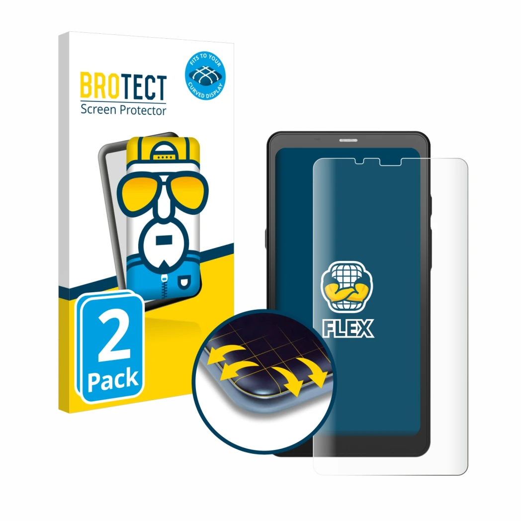 Face avant d’un emballage produit avec le logo de la marque BROTECT. À côté, l’appareil Boox Palma est représenté avec la prot