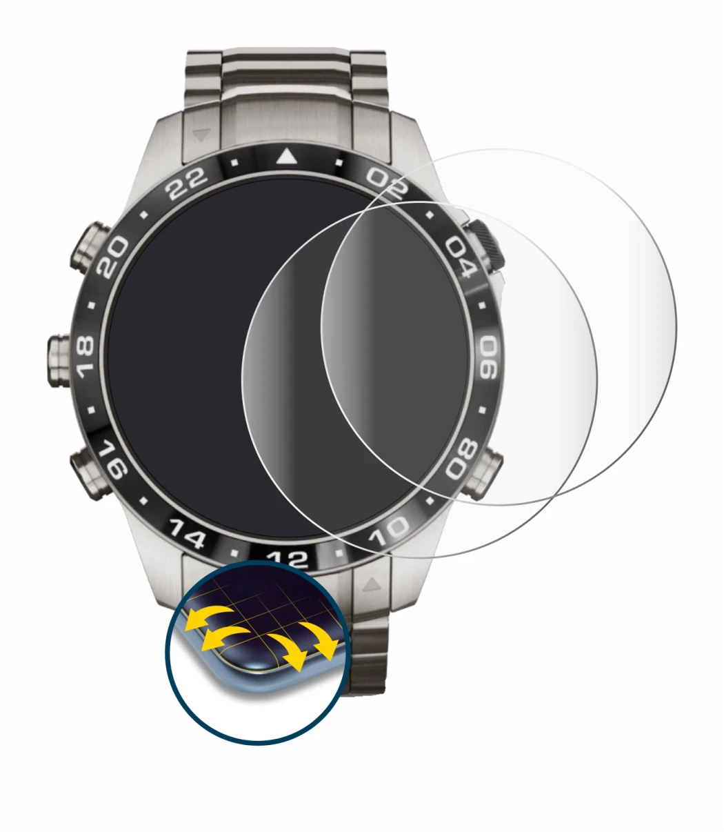 Image de l'appareil Garmin Marq Aviator Gen 2 avec une grande variété de protections d'écran.