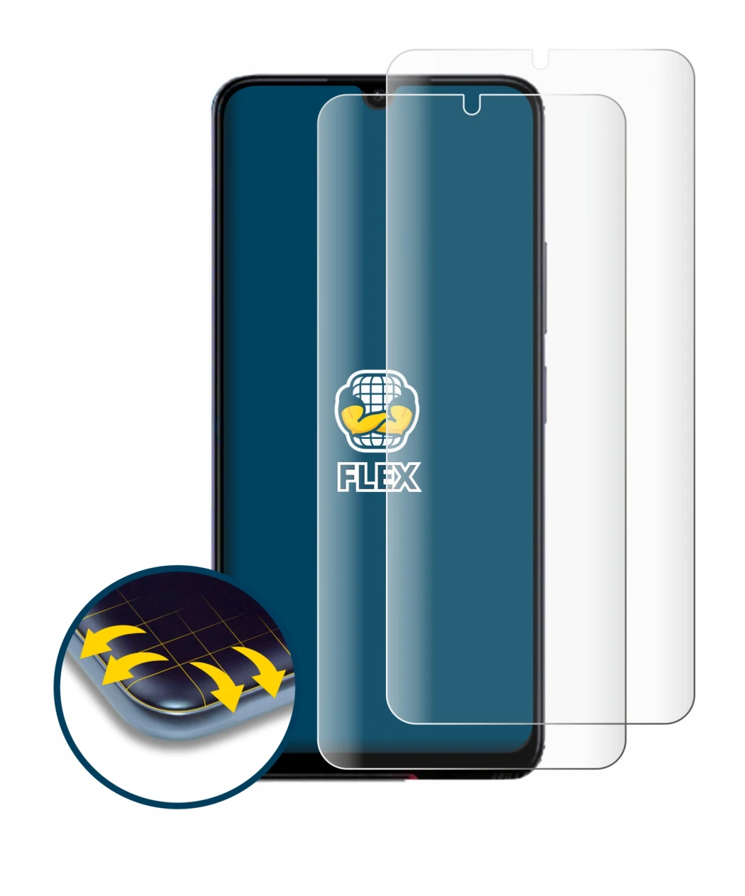 Image de l'appareil Xiaomi Poco C65 avec une grande variété de protections d'écran.