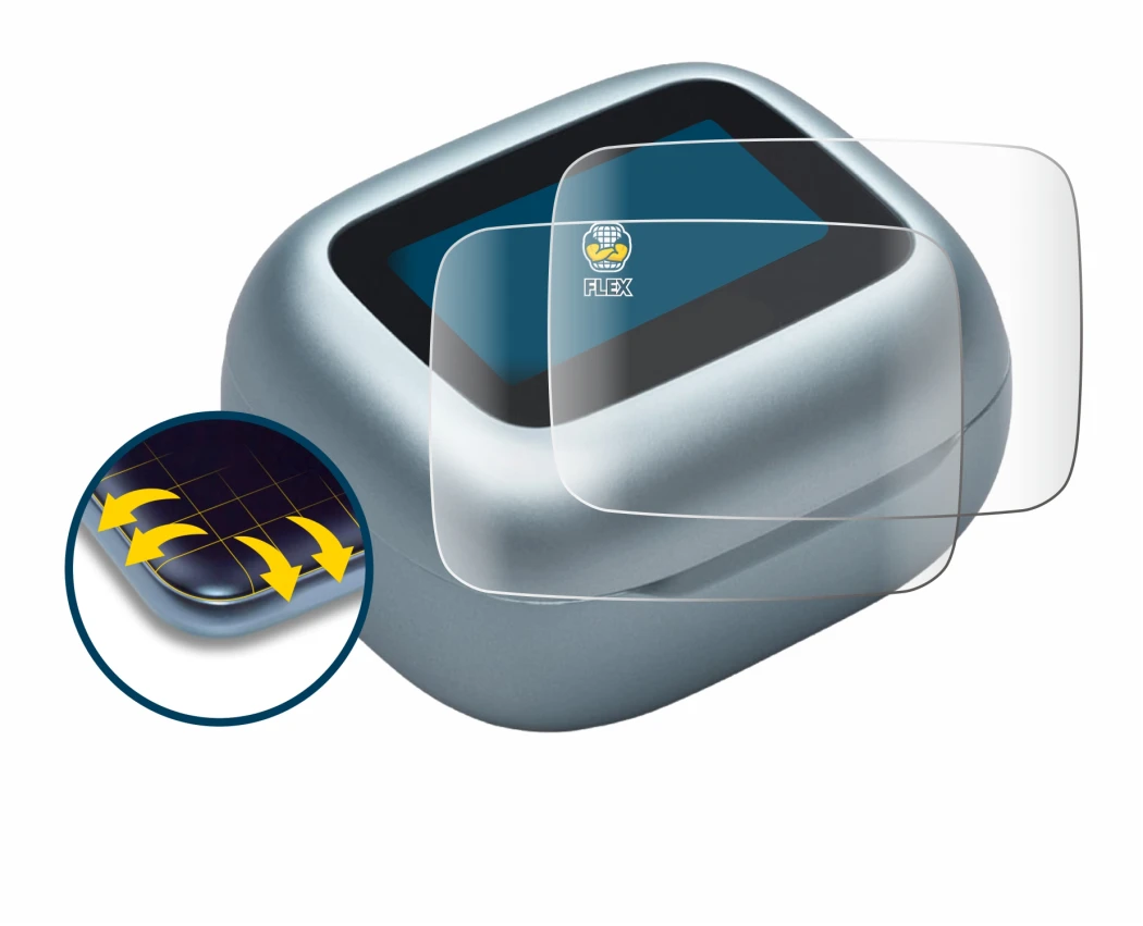 Image de l'appareil JBL Live Flex 3 avec une grande variété de protections d'écran.