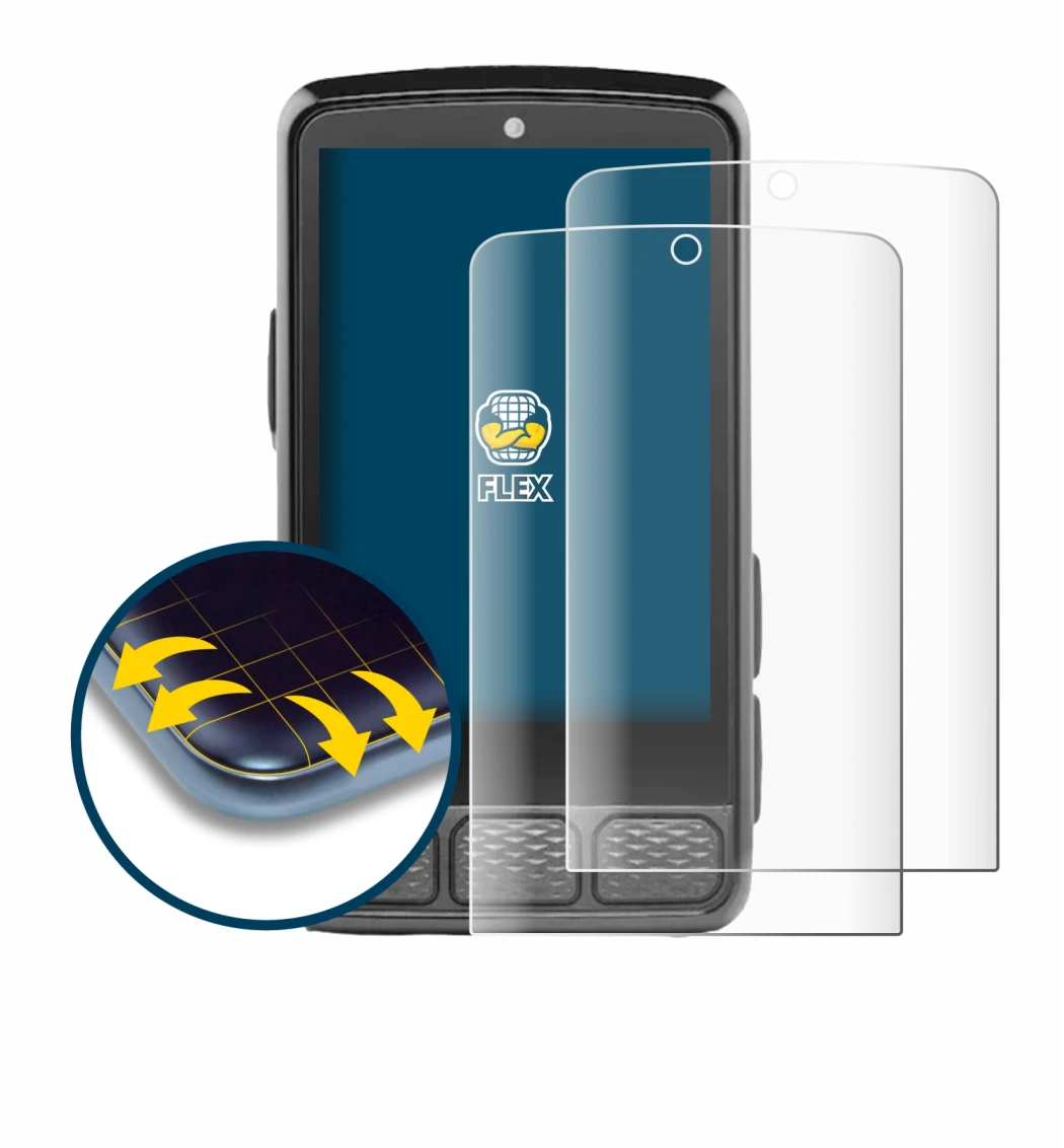 Image de l'appareil Wahoo Elemnt Roam V3 avec une grande variété de protections d'écran.