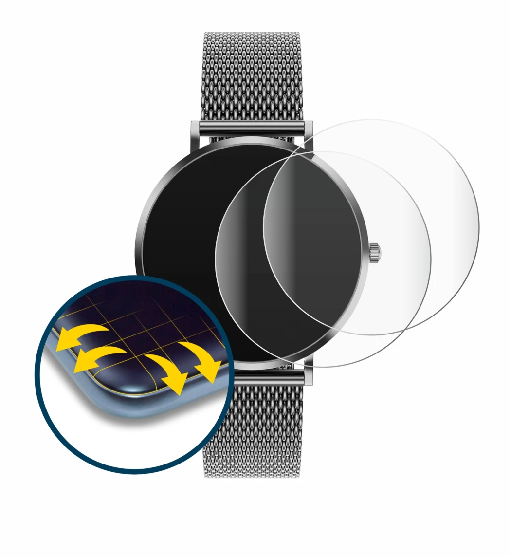 Image de l'appareil Pireware Amory 5 avec une grande variété de protections d'écran.