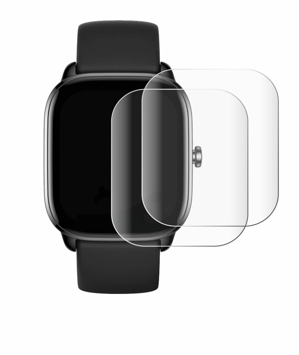 Image de l'appareil Sector Smartwatch S-07 avec une grande variété de protections d'écran.
