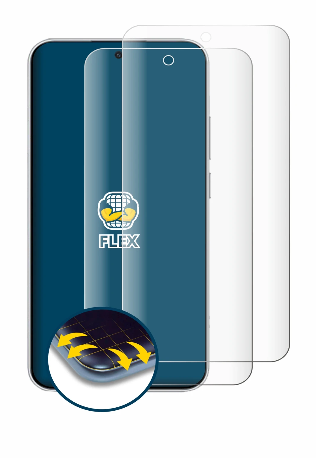 Image de l'appareil Xiaomi Redmi Note 15 Pro avec une grande variété de protections d'écran.