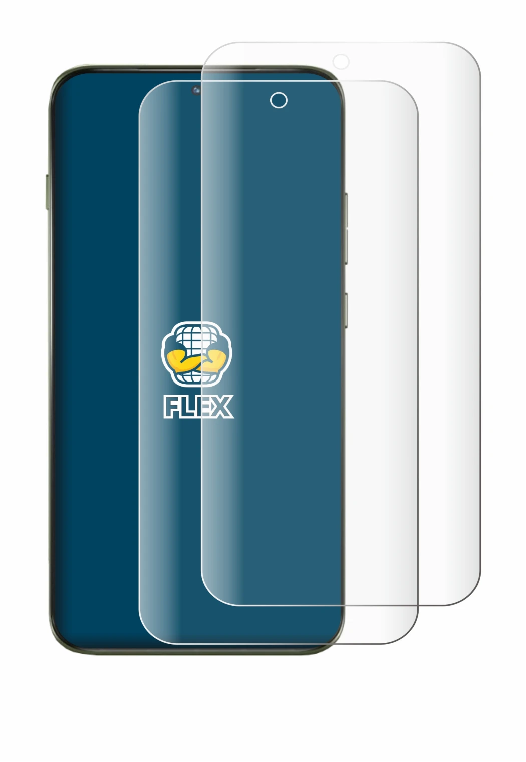 Image de l'appareil Motorola Edge 70 Pro avec une grande variété de protections d'écran.