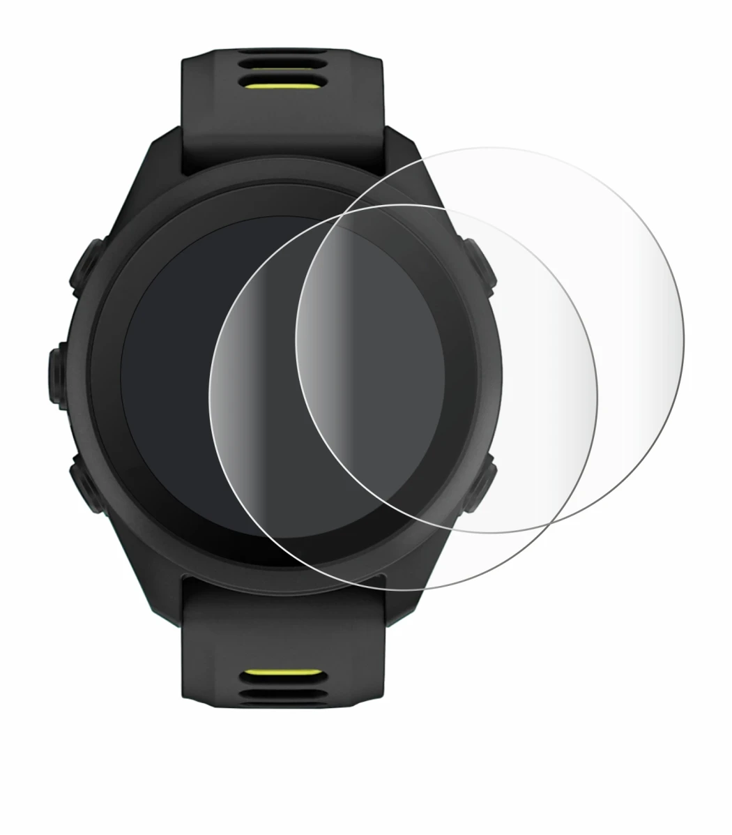 Image de l'appareil Garmin Forerunner 170 avec une grande variété de protections d'écran.