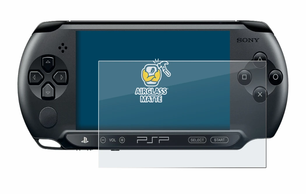 Image de l'appareil Sony PSP Street E1004 avec une grande variété de protections d'écran.