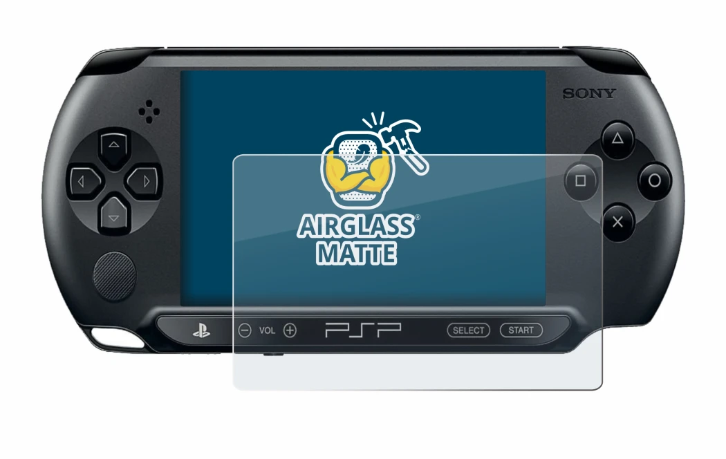 Image de l'appareil Sony PSP 1004 avec une grande variété de protections d'écran.