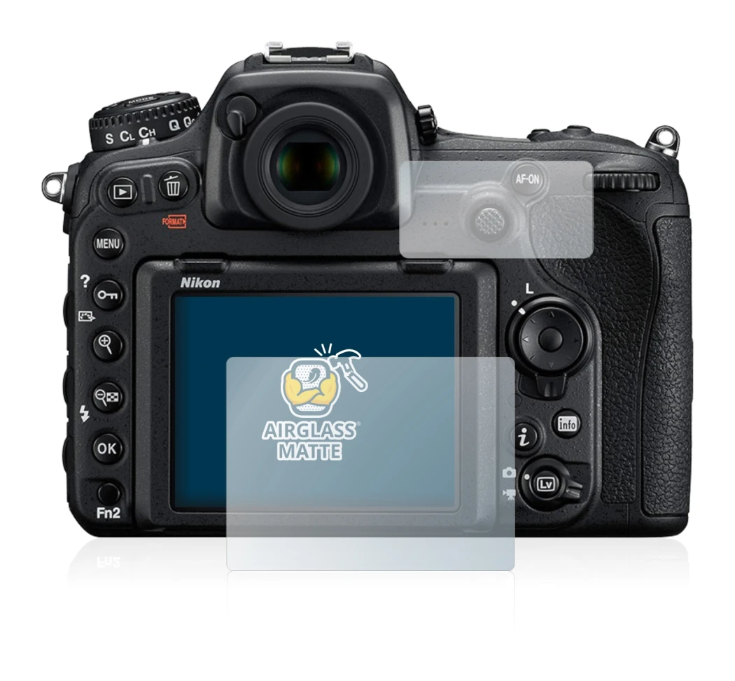 Image de l'appareil Nikon D500 avec une grande variété de protections d'écran.