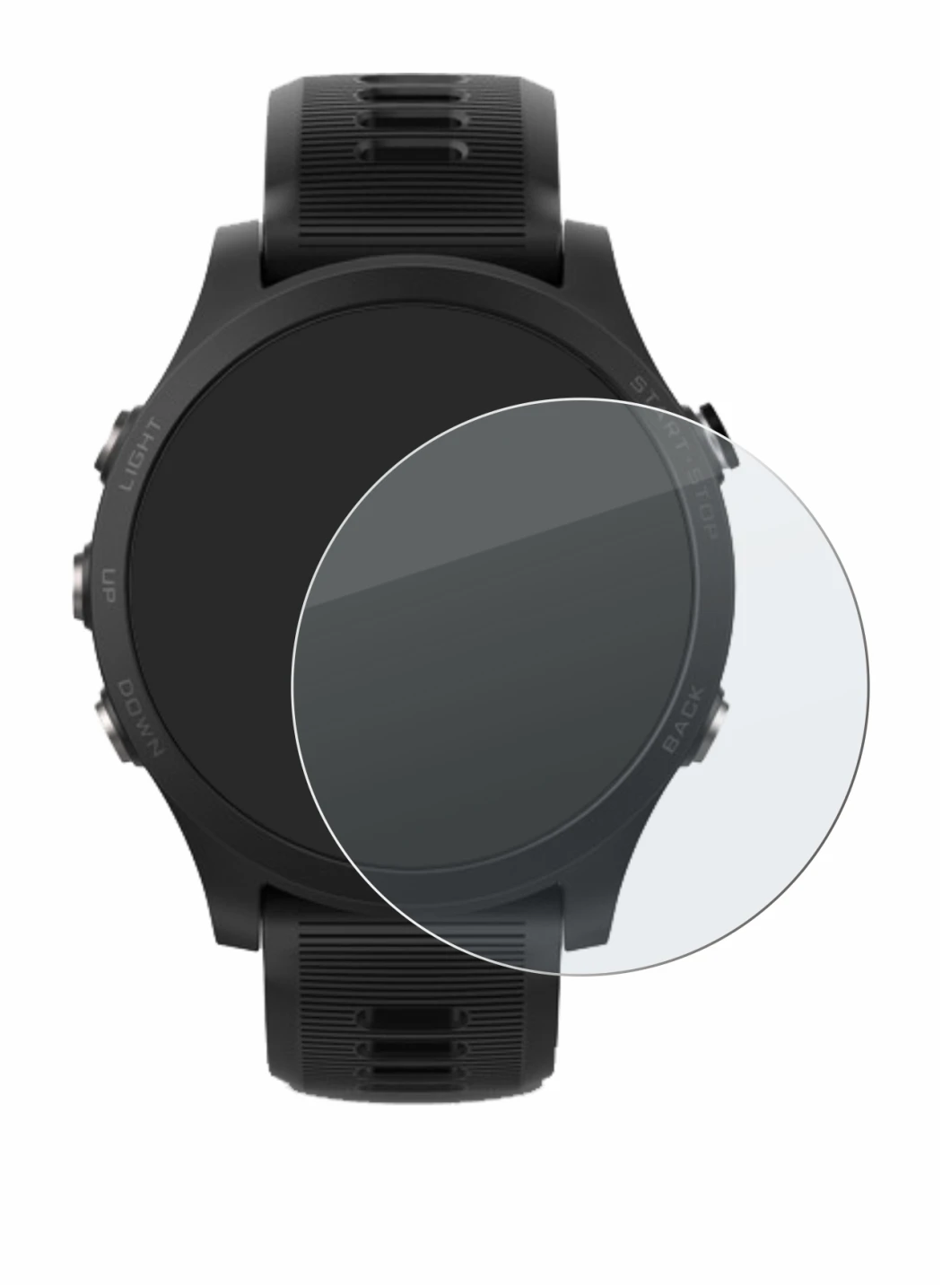 Image de l'appareil Garmin Forerunner 935 avec une grande variété de protections d'écran.
