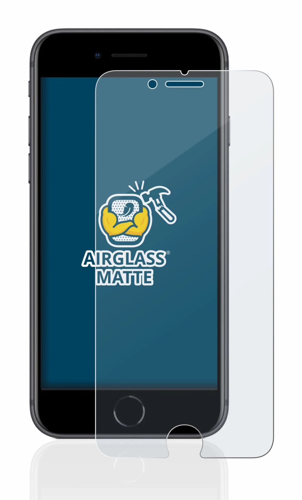 Image de l'appareil Apple iPhone 8 avec une grande variété de protections d'écran.