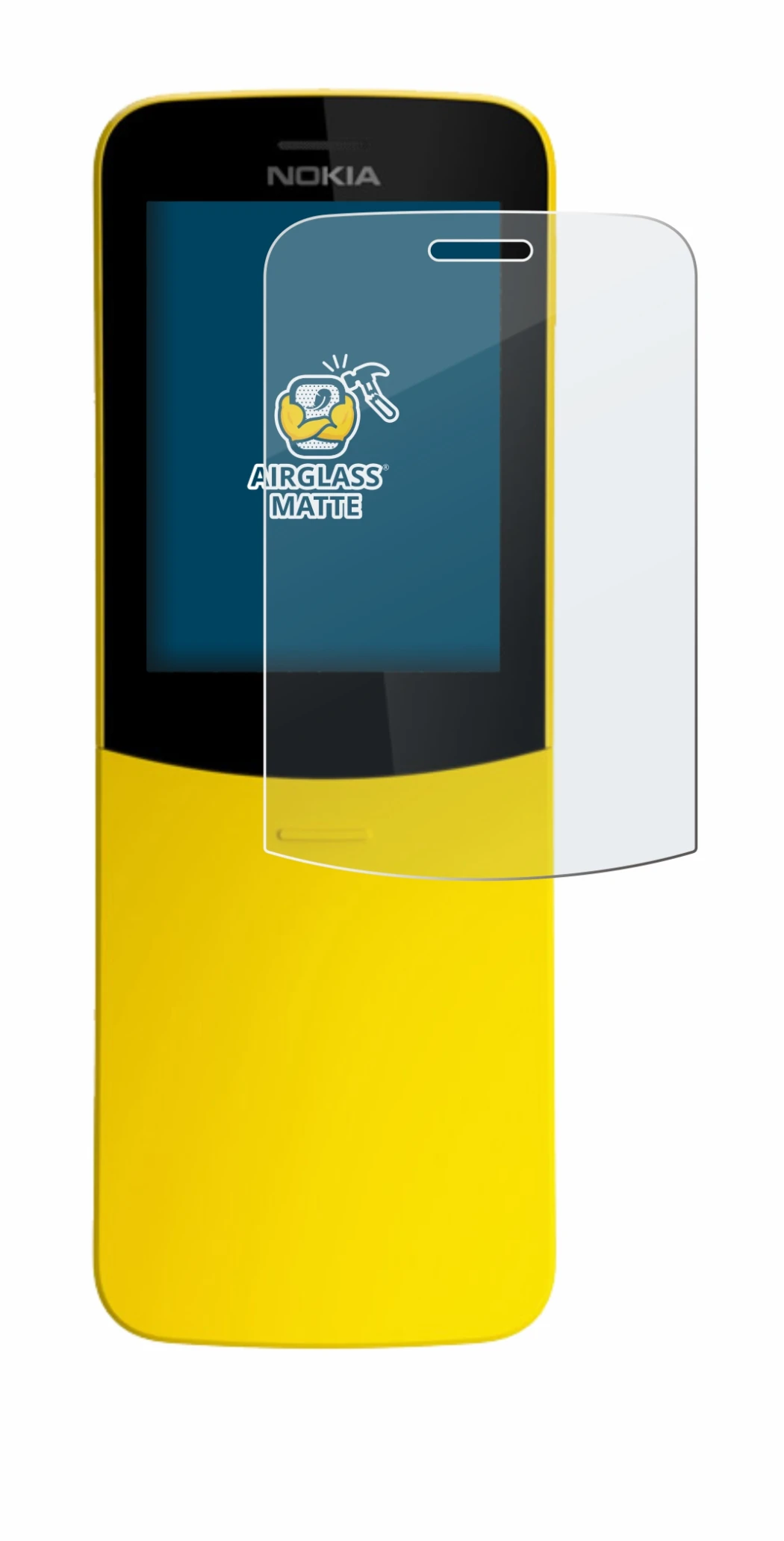 Image de l'appareil Nokia 8110 avec une grande variété de protections d'écran.