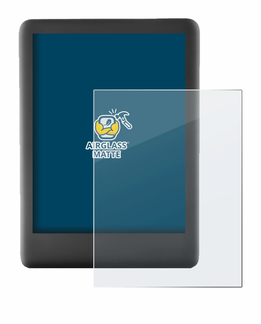 Image de l'appareil Amazon Kindle 2019 (10ème Gen.) avec une grande variété de protections d'écran.