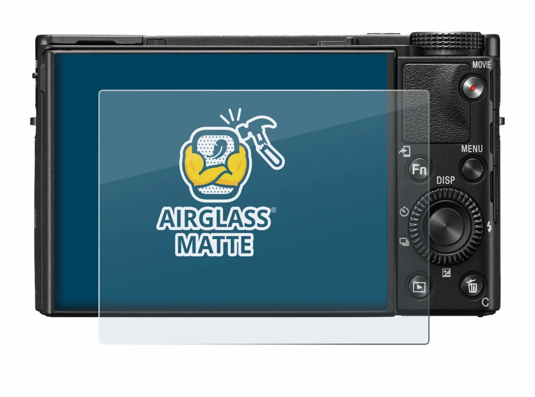 Image de l'appareil Sony Cyber-Shot DSC-RX100 VII avec une grande variété de protections d'écran.