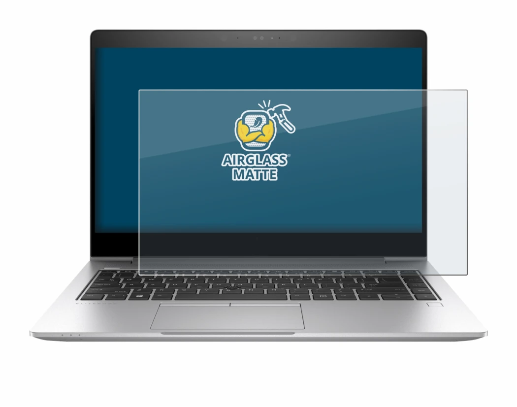 Image de l'appareil HP EliteBook 840 G6 avec une grande variété de protections d'écran.