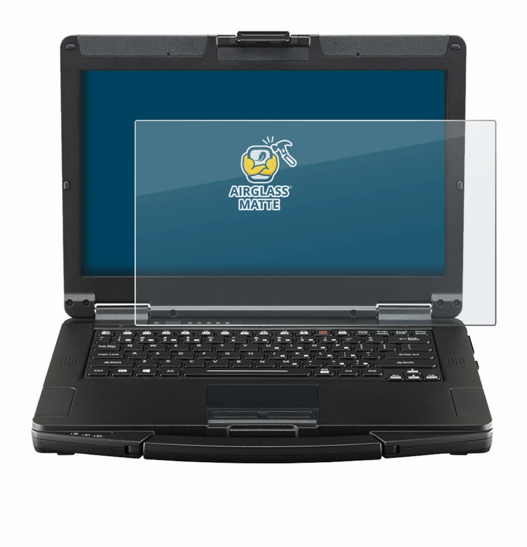 Image de l'appareil Panasonic Toughbook FZ-55 Touch avec une grande variété de protections d'écran.